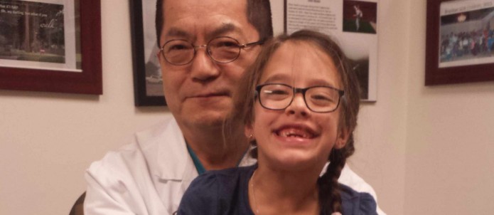 Gabby with Dr Park